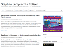 Tablet Screenshot of news.lamprecht.net