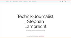 Desktop Screenshot of lamprecht.net