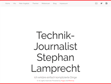 Tablet Screenshot of lamprecht.net